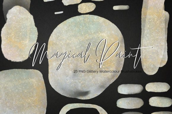 Magical Watercolour Glitter Paint & Illustrations