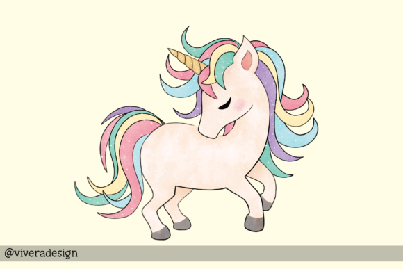 Watercolor Unicorn Illustrations